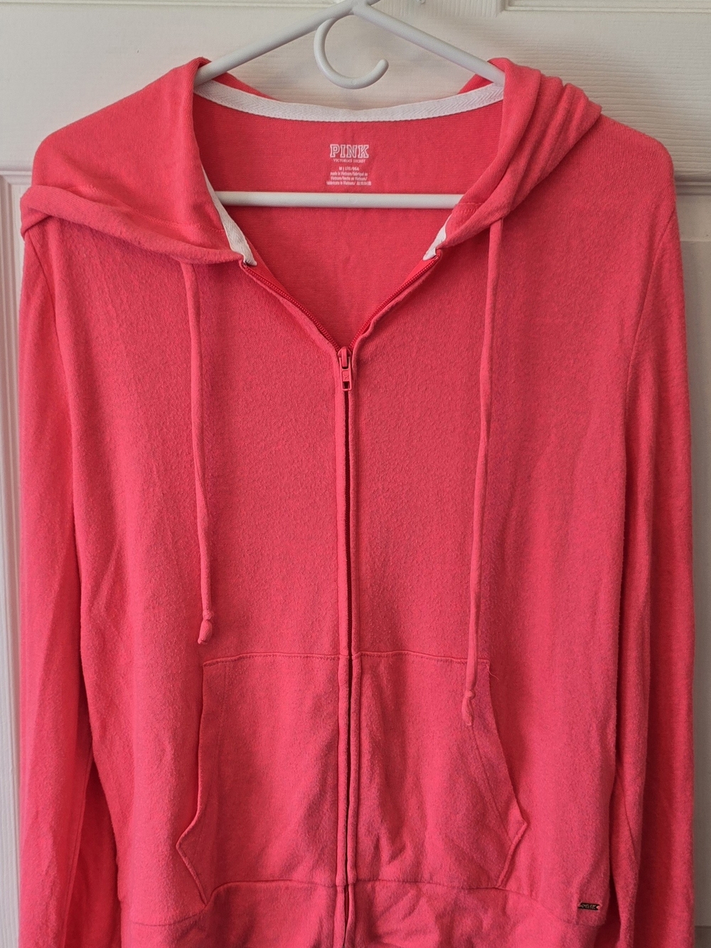 Victoria's Secret PINK Hot Pink Full-Zip Hoodie